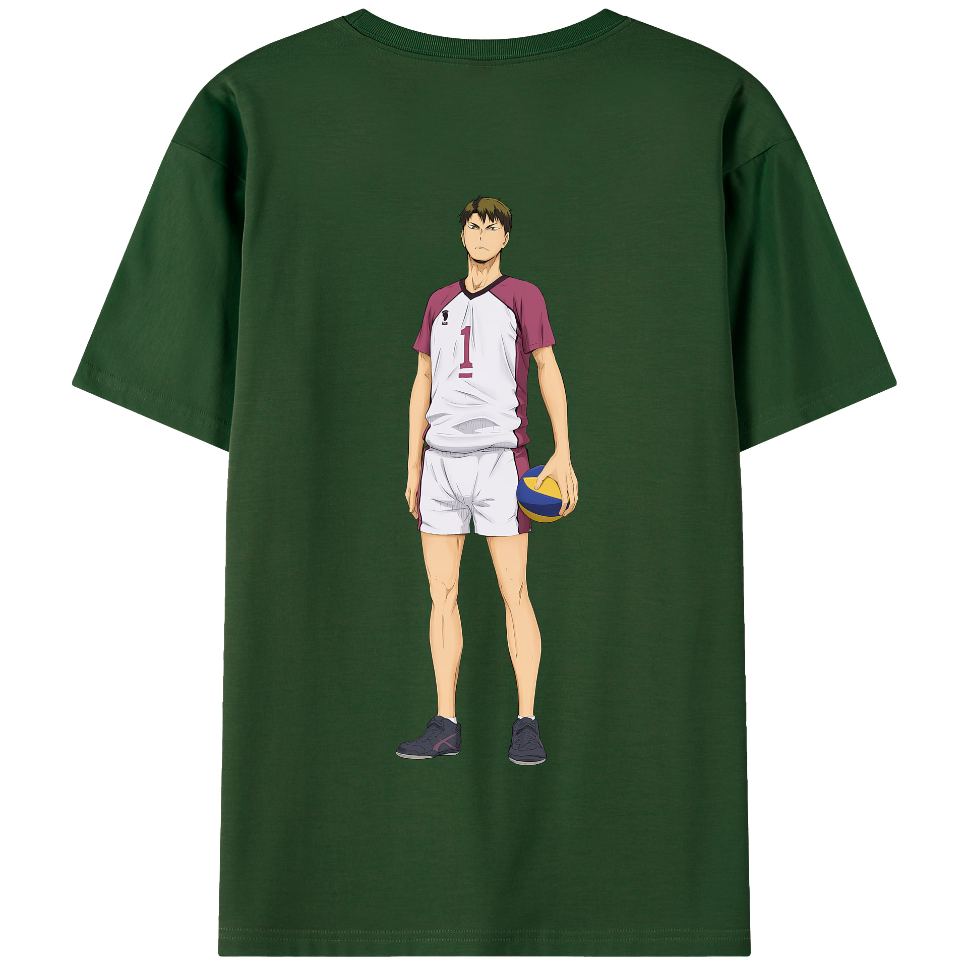 （画像用） ハイキュー!! Haikyu!! 綿100％半袖Tシャツ（背面プリント）